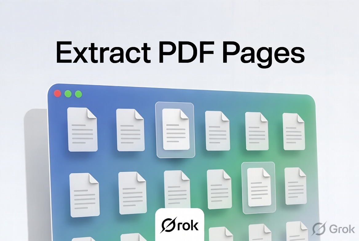 Extract Pages from PDF Online