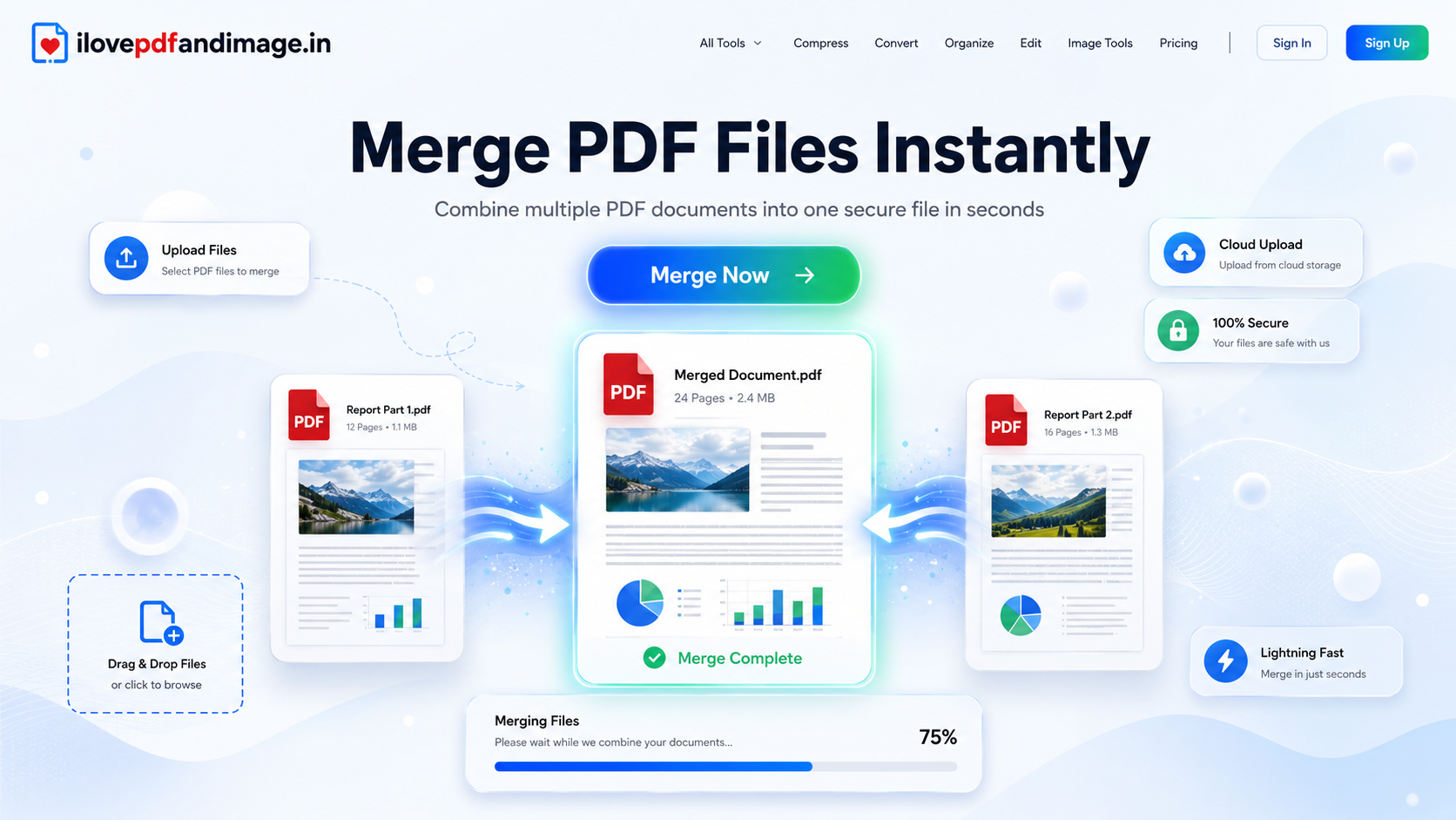 Merge PDF Tool